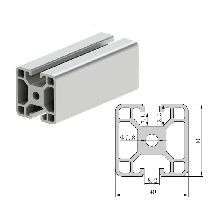 High Quality Custom10x10 aluminum profile v-slot led pipeline aluminum profile frame for sliding doors and windows