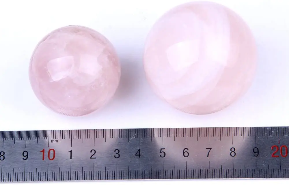 Beautiful Rose Quartz Gemstone Sphere Polished Ball for Craft and Home Decor Direct from Manufacture. AL AQSA CRYSTAL & GEMS
