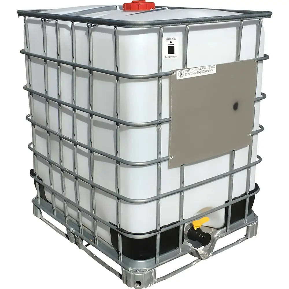 Ibc Water Tank Buried Stainless Steel Wholesale China Import 1000L HDPE Ibc Tank Ocean Shipping Manufacturers Square Stock White