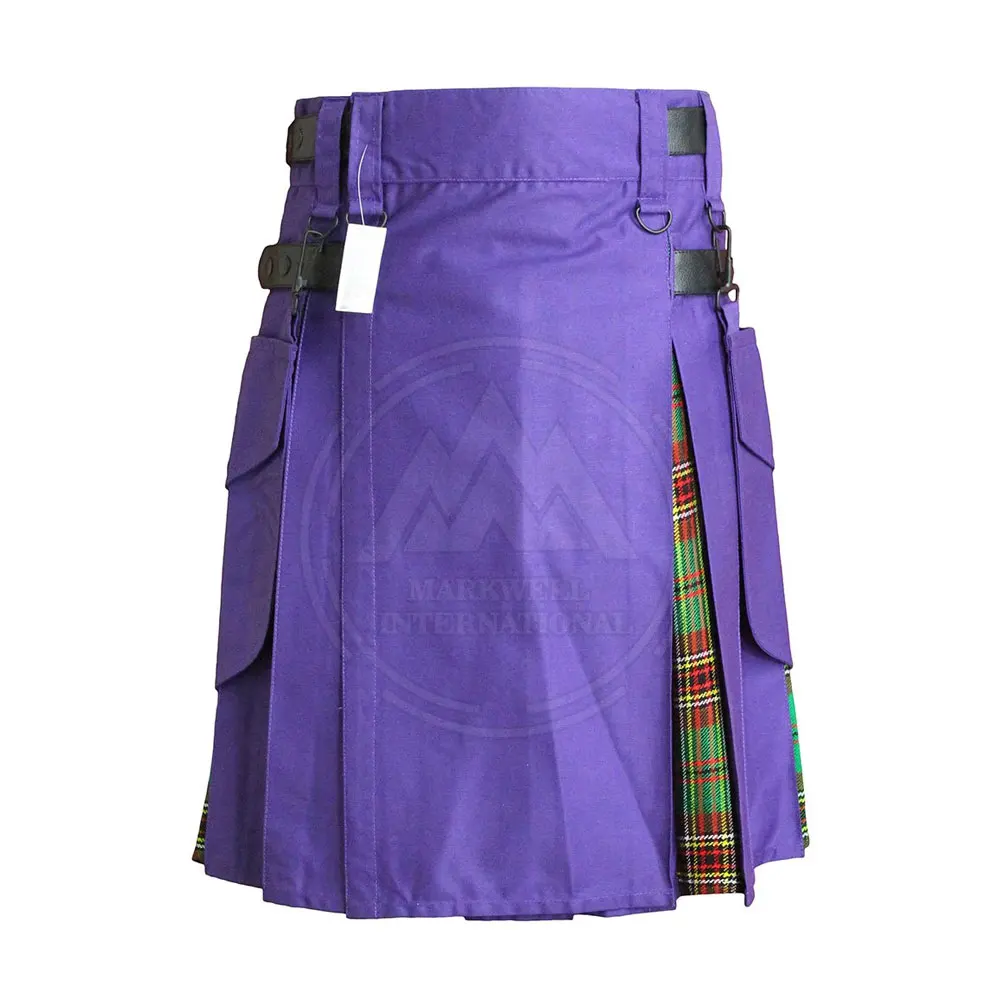 Top Custom Man Kilt Designed Trend Styles and New Fashionable Kilts for Men in Wholesale Price