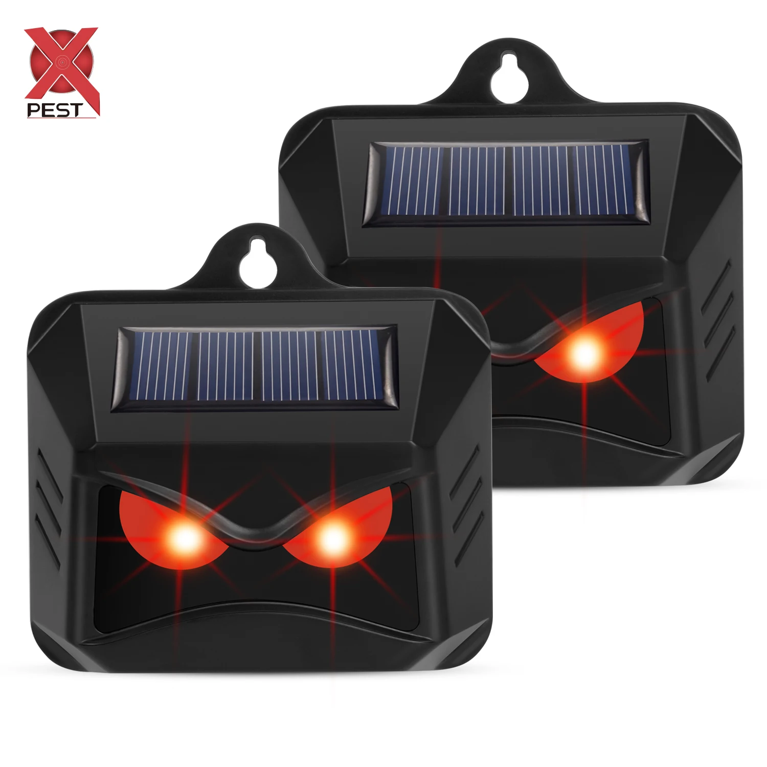Solar LED Animal Repeller Deterrent for Fox Wolf Deer Wild Boar Rabbits Hedgehogs Raccoons Dog Pig and Birds in Your Garden Area