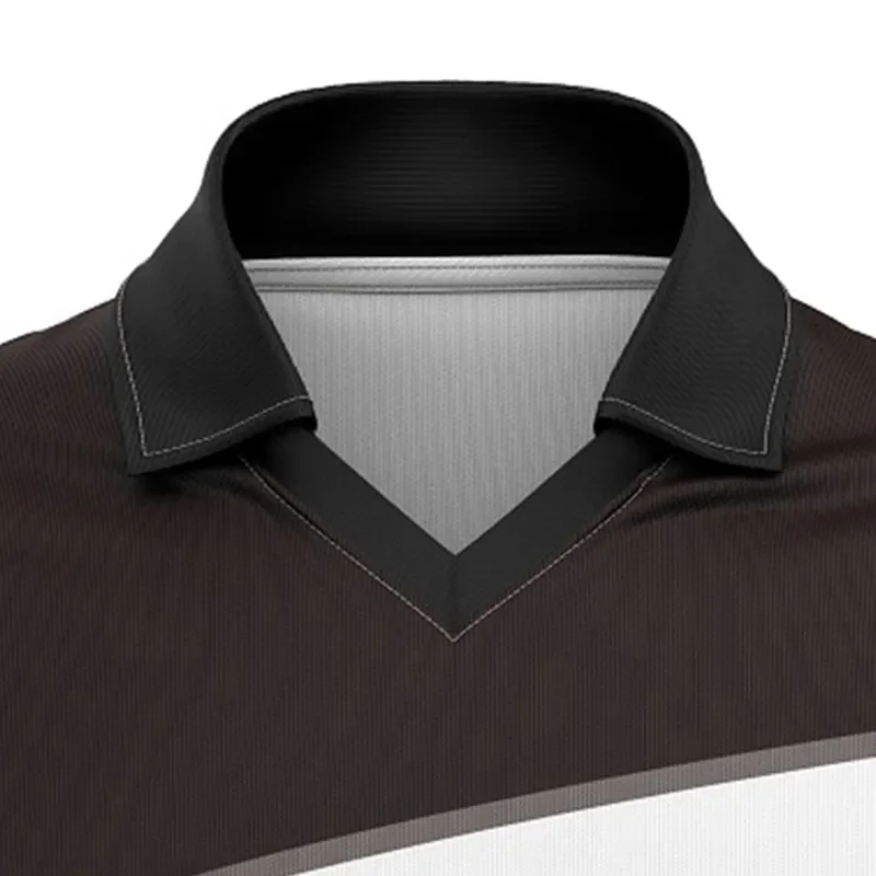 New Model Design Custom Cricket Jerseys Black Tennis Shirt with Numbers Full Hand Team Manufacturer Cricket Uniforms