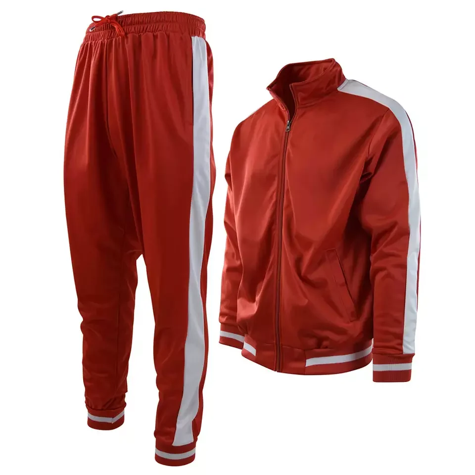 Pakistan factory custom logo men track suits private label jogger sets knit