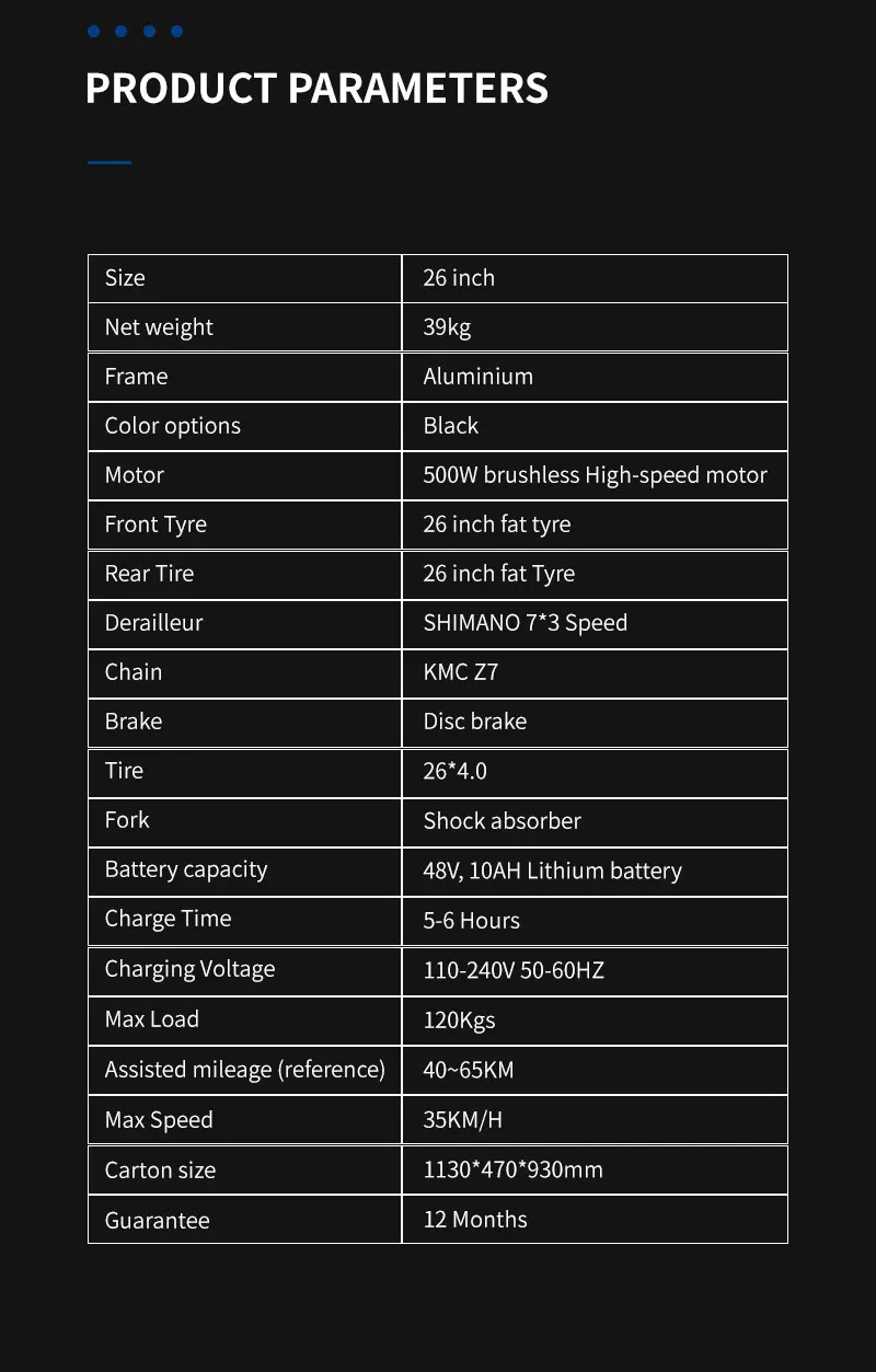 EU US Cheap 26 inch Flat Snow Air Tire 500W Motor Folding Electric Bike E Bike Bicycle Ebike On Promotion