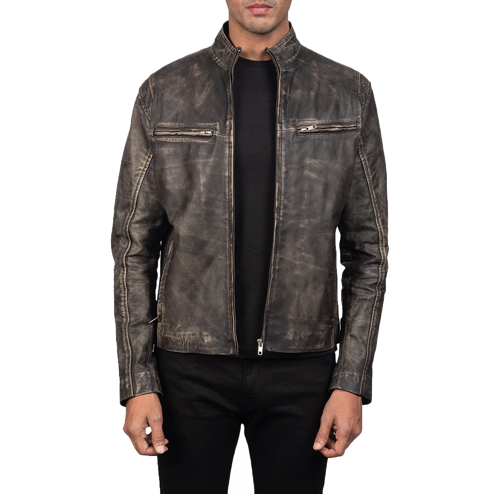 Pakistan Leather Factory for Fashion leather Bomber Jackets in Suede Buffalo Cowhide High Quality
