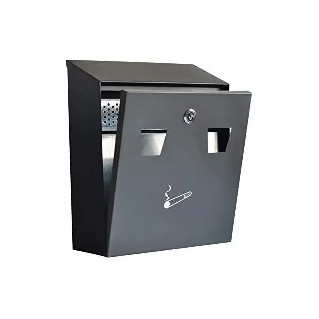 Wall-Mounted Cigarette Disposal Commercial Cigarette Butt Ashtray