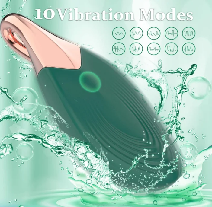 Sex Toys for Women or Couples Clitoral Nipple Stimulator Mini G-Spot Silicone Halter Necklace Vibrator