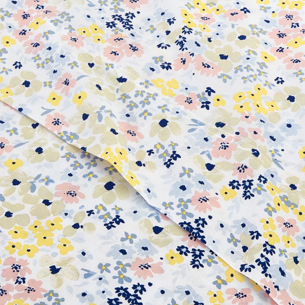 Custom Printing Comforter Queen Set Bed Sheet Best Quality 100% Polyester Fabric Bedsheet 4pc Bedding Set