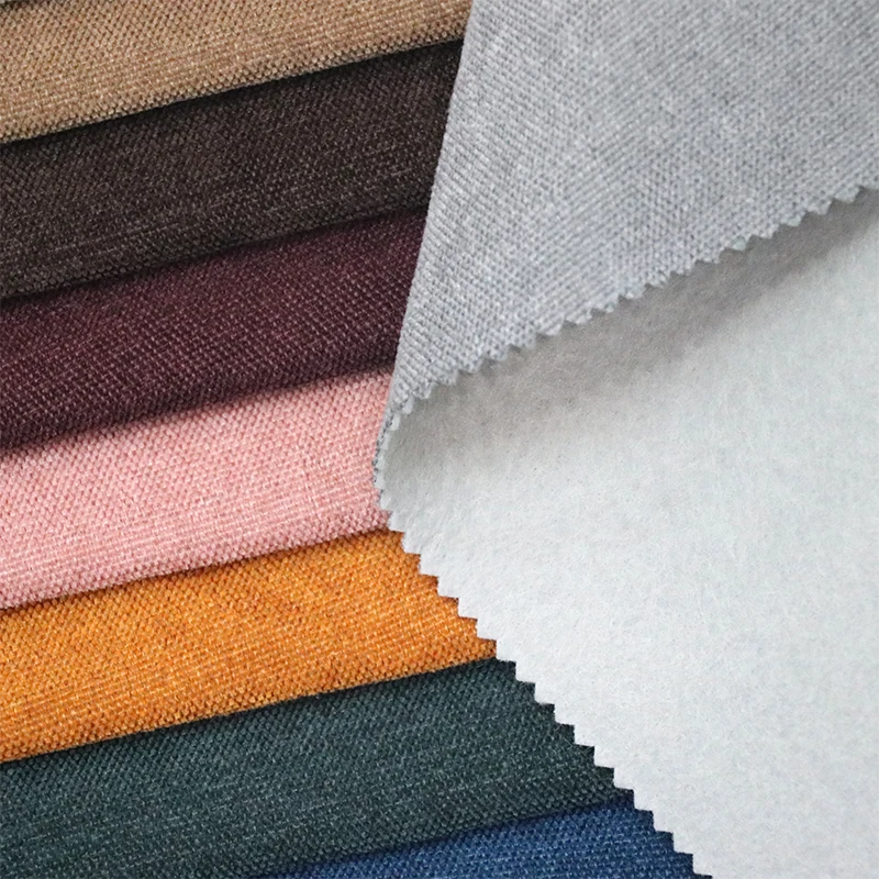 2470 Home Upholstery Easy Clean 100% Polyester 142cm 260gsm Waterproof Pillows Covers Woven Chenille Fabric for Sofa