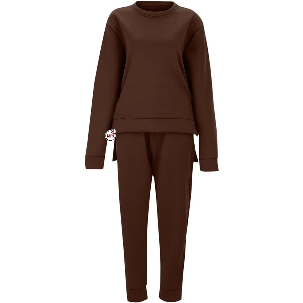 Custom Logo Jogger Running Sportswear Sweat suit Women Tracksuit 2 Pieces Set breathable 100% cotton