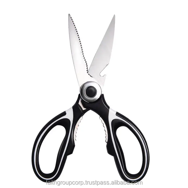 Hot Sale Vegetables Cutting Scissor Multipurpose Kitchen Scissors Stainless Steel Scissors Cut Herb Spices Cooking Tools Vegetab