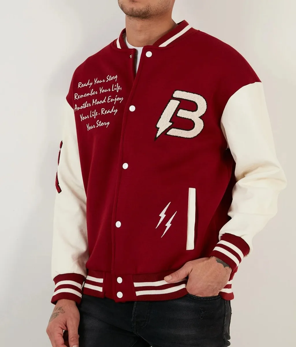 Letterman Unisex Varsity Jacket Luxury wholesale price Custom Chenille Embroidery Leather Baseball Letterman Varsity Jackets