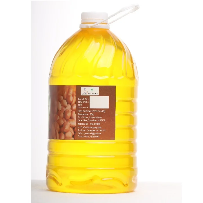 Indian Manufacturer Bulk Groundnut Oil edible cooking 1ltr 3ltr Peanut Aroma taste Plastic Bottle packing Healthy Food Refined