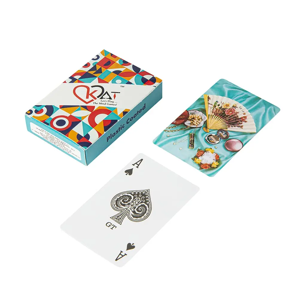 Innovation Promotion Products Playing Cards Plastic Coated Design Multiple Color Premium Art Card Paper Deck personalized card