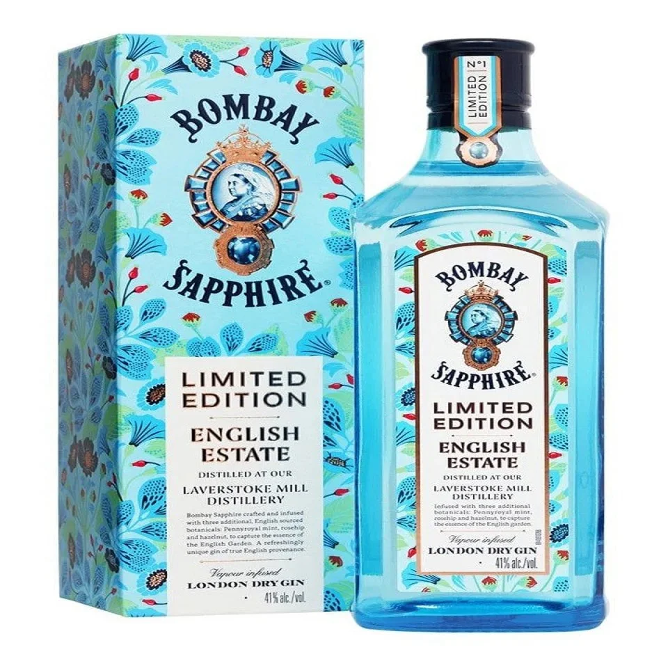 Bombay Sapphire Special Edition Sunset Gin 700ml Premium Quality London Dry Gin Bombay Sapphire with Corn and Juniper for Sale