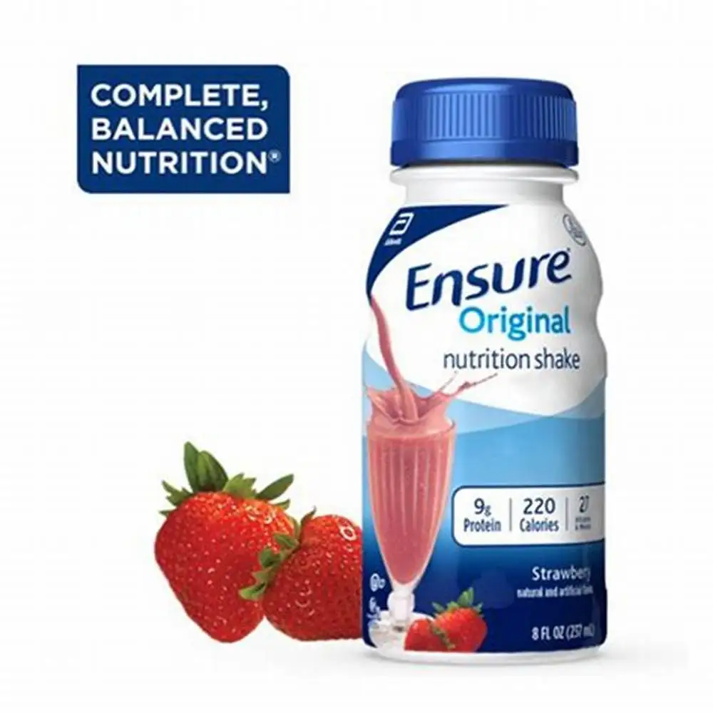 Ensure Plus Shake, Strawberries & Cream, 6 - 8 Fl oz (237 Ml)