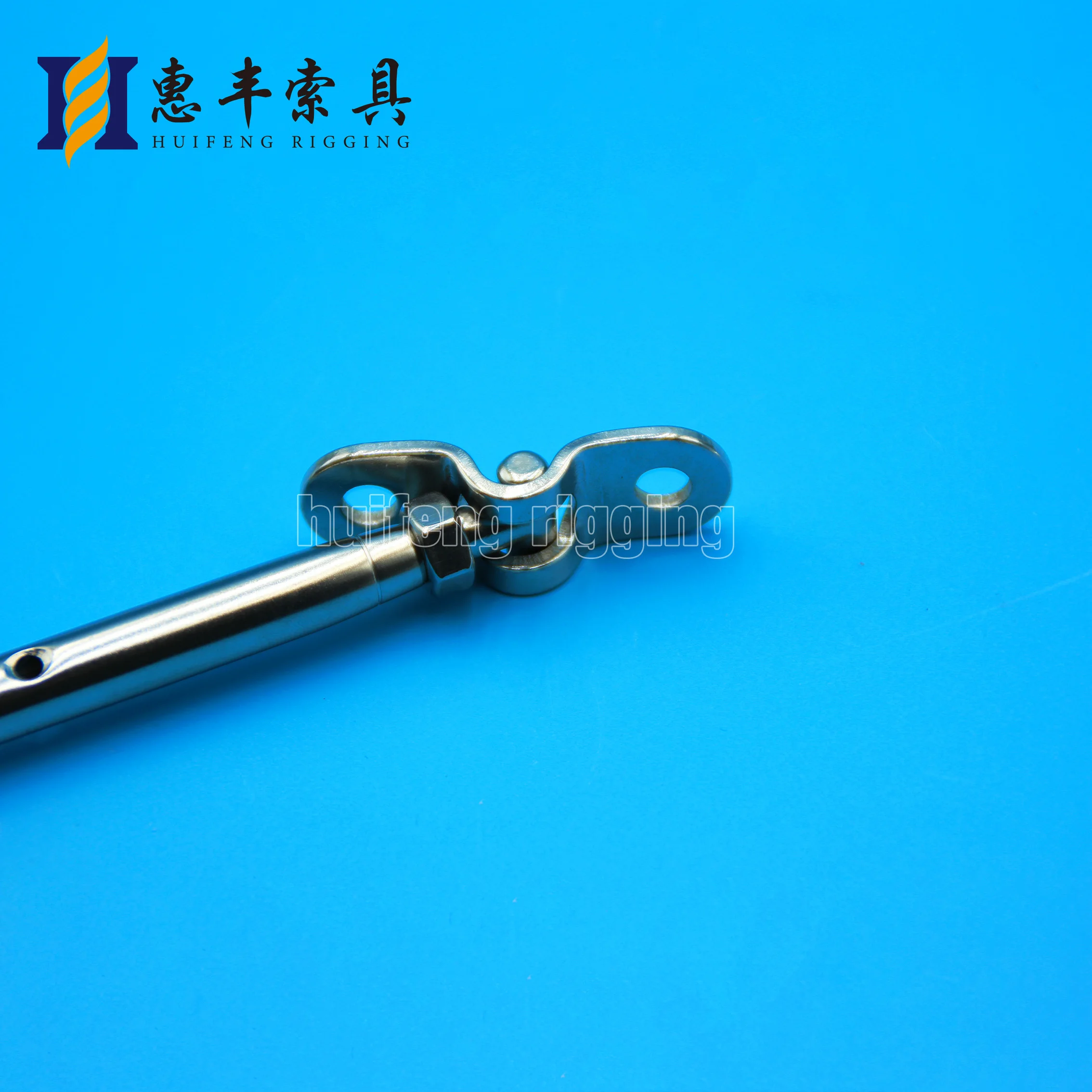 Stainless Steel Close Body Threaded Stud Tension Swageless Deck Toggle Terminal Turnbuckle With Quick Installation