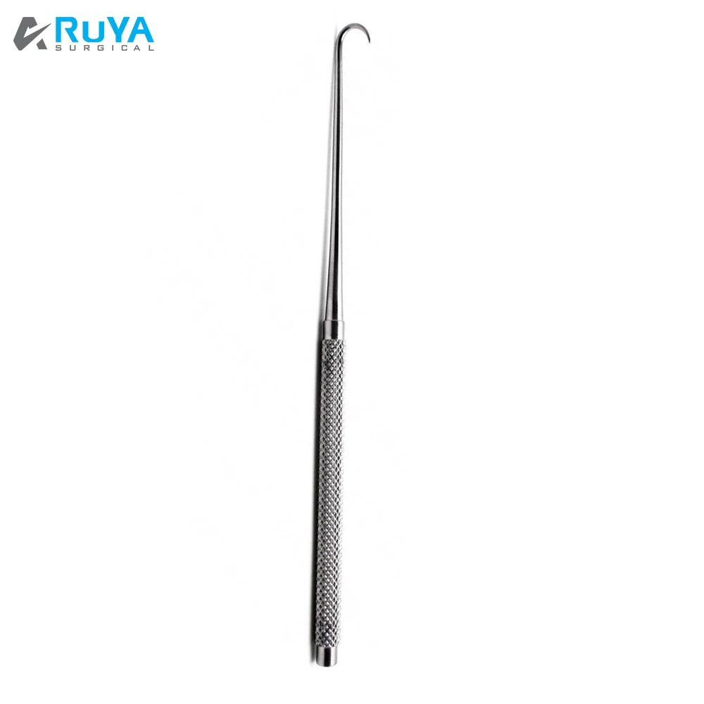 Stainless Steel Medical Plastic Surgery Sharp Hooks Joseph Single Skin Hook 6 Inches Surgical Basic Neurosurgery Instruments ISO