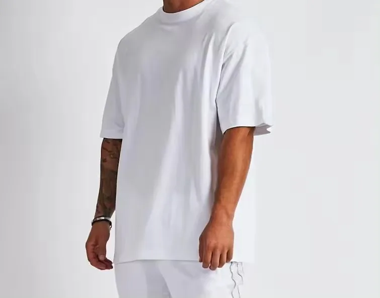 T Shirt Manufacturer Premium Quality Blank Plain Cotton 240 gsm oversized T-shirts Mens oversized T Shirts
