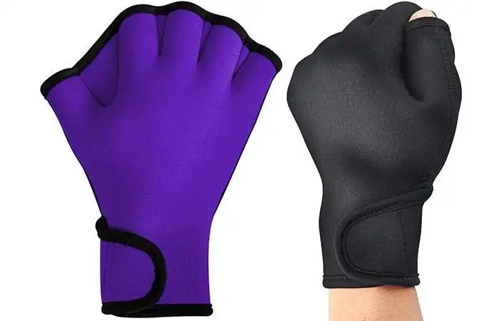 Premium Quality Neoprene Fit Swim Training Gloves Swim Gloves Fitness Water Wholesale Webbed Diving Gloves