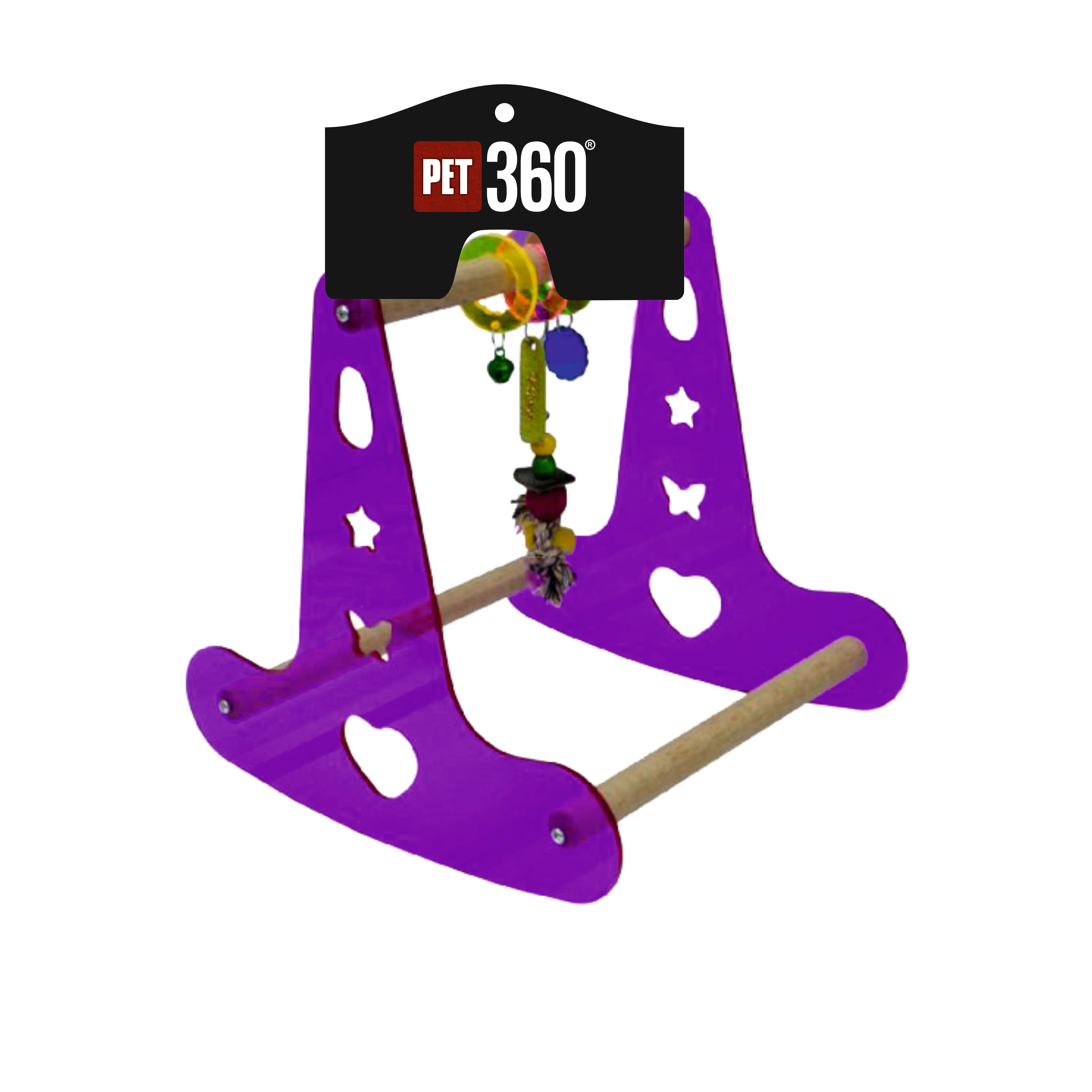 Best Selling Pet Toy -  Mirror with Wooden Frame for Pet Bird Lovebird 6 PCS Pet 360 Wholesale Toys Accessories Supplies Turkey