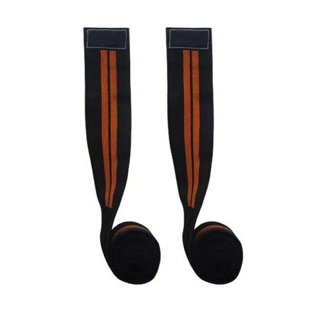 Knee Wraps Weight Lifting Bandage Straps Guard Powerlifting Support Sleeves Gym Knee Guard Support