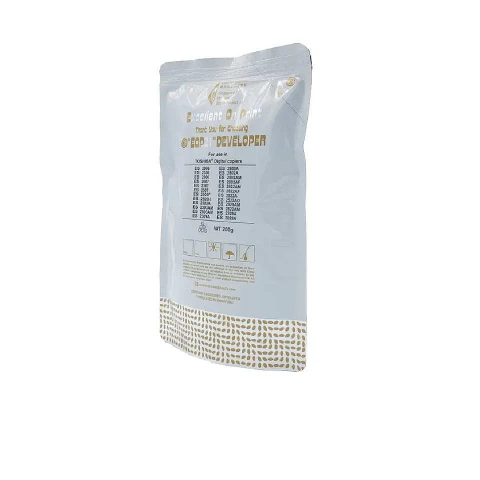 EOP21 Brand Copier Printer Refill Bag 200g 100% Compatible TOSHIBA E-STUDIO 2006/2309A/2802A/2323AM Black Developer Powder