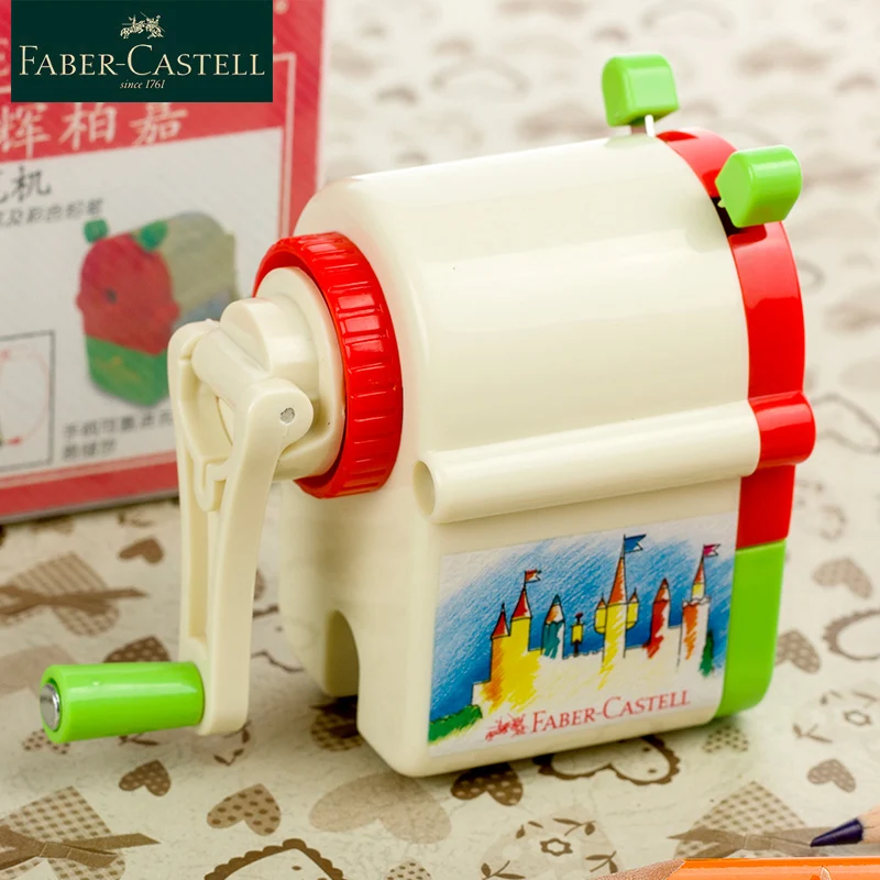 Faber Castell 2816 Hand crank standing single hole cute pencil sharpener for writing wooden pencil