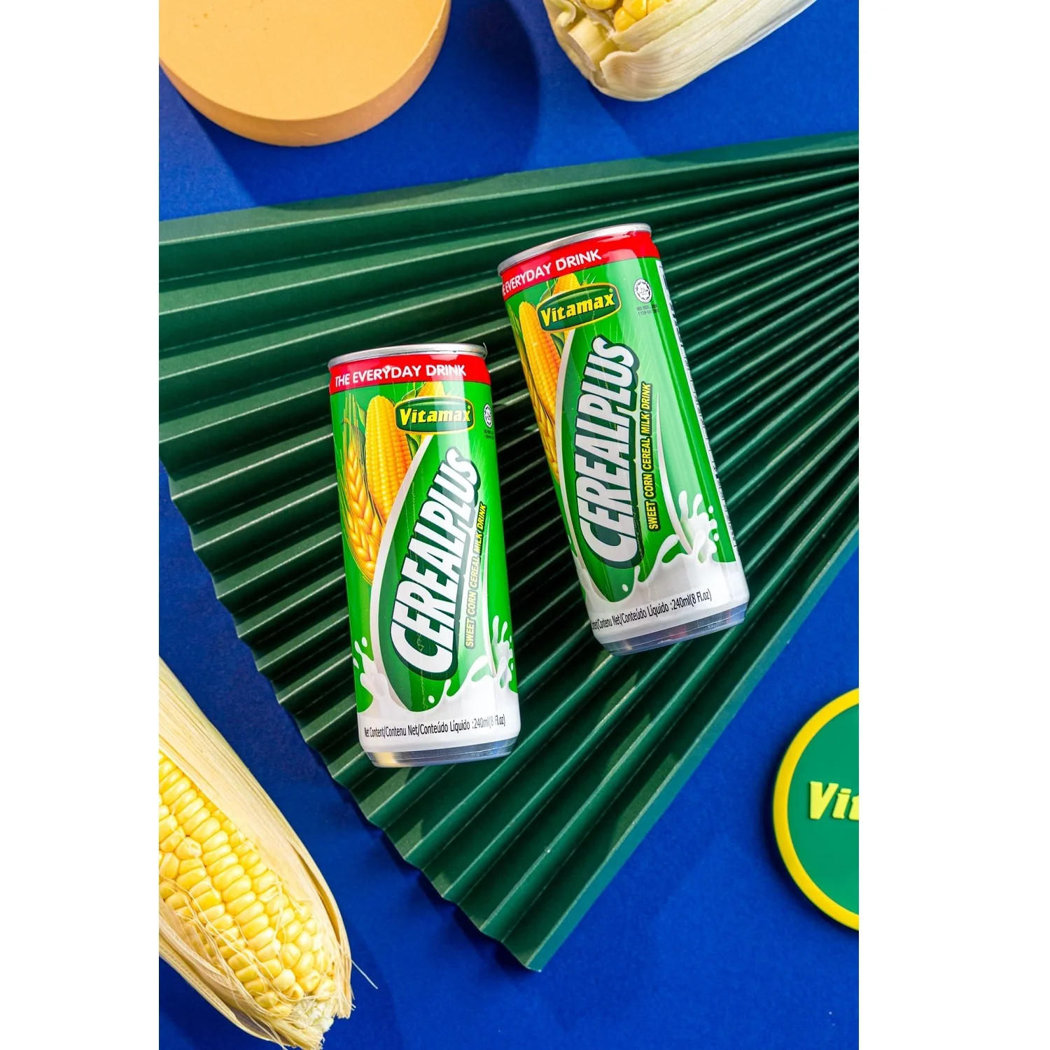 Ready To Drink Mixed Flavoured OEM Energize Dessert Milk Grain Bulk Vitamax Cereal Plus Sweet Corns 240ml x 24c