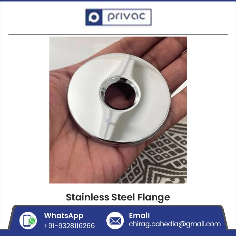 1/2x70mm 65mm 55mm 50mm stainless steel flange chrome plated