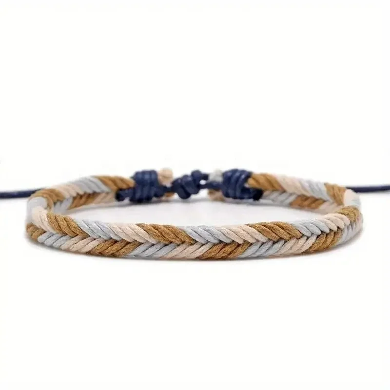 Oem Custom Design Friendship Bracelets Handmade Cheap Multi-colors String Rope High Street New Products Trending Fashion Cords