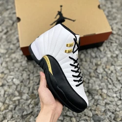 Top Selling Nike Brand Air Jordan AJ12 Royalty Medium Top Cultural Basketball Shoe Nike Outdoor Sport Nike Men Shoe Sneakers