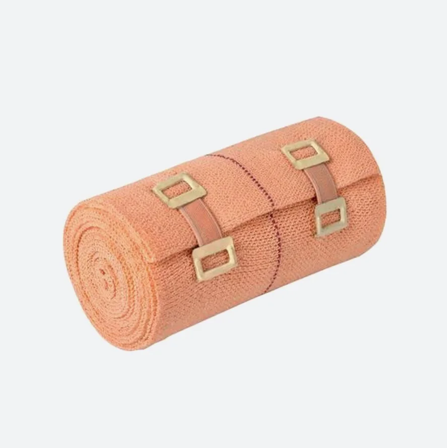 Orthopedic hot sale and good quality 100% cotton b.p. cotton elastic clip crepe bandage raw material