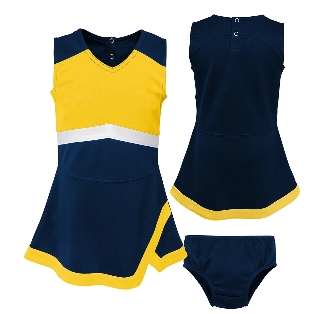 Sports wear high quality customized logo printing women light weight comfortable cheerleading uniforms in plus size