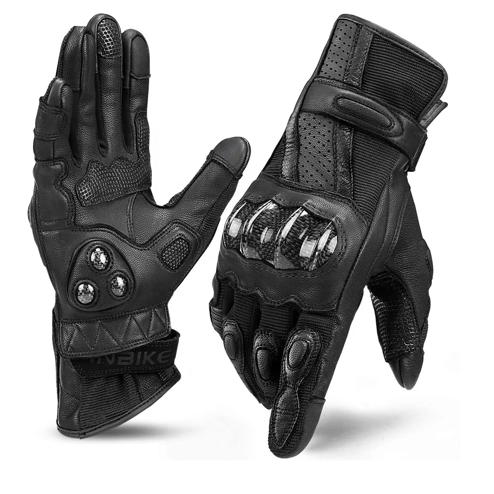 Best Quality Custom Protective Leather Motorcycle warm glove waterproof touch screen winter riding biker motorbike racing gloves