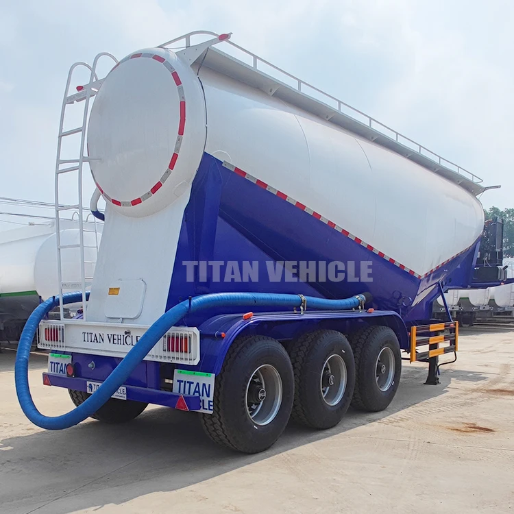 Brand New 3 Axle 40ton 50ton V Type Bulk Cement Tanker Trailer Dry Powder Cement Bulker