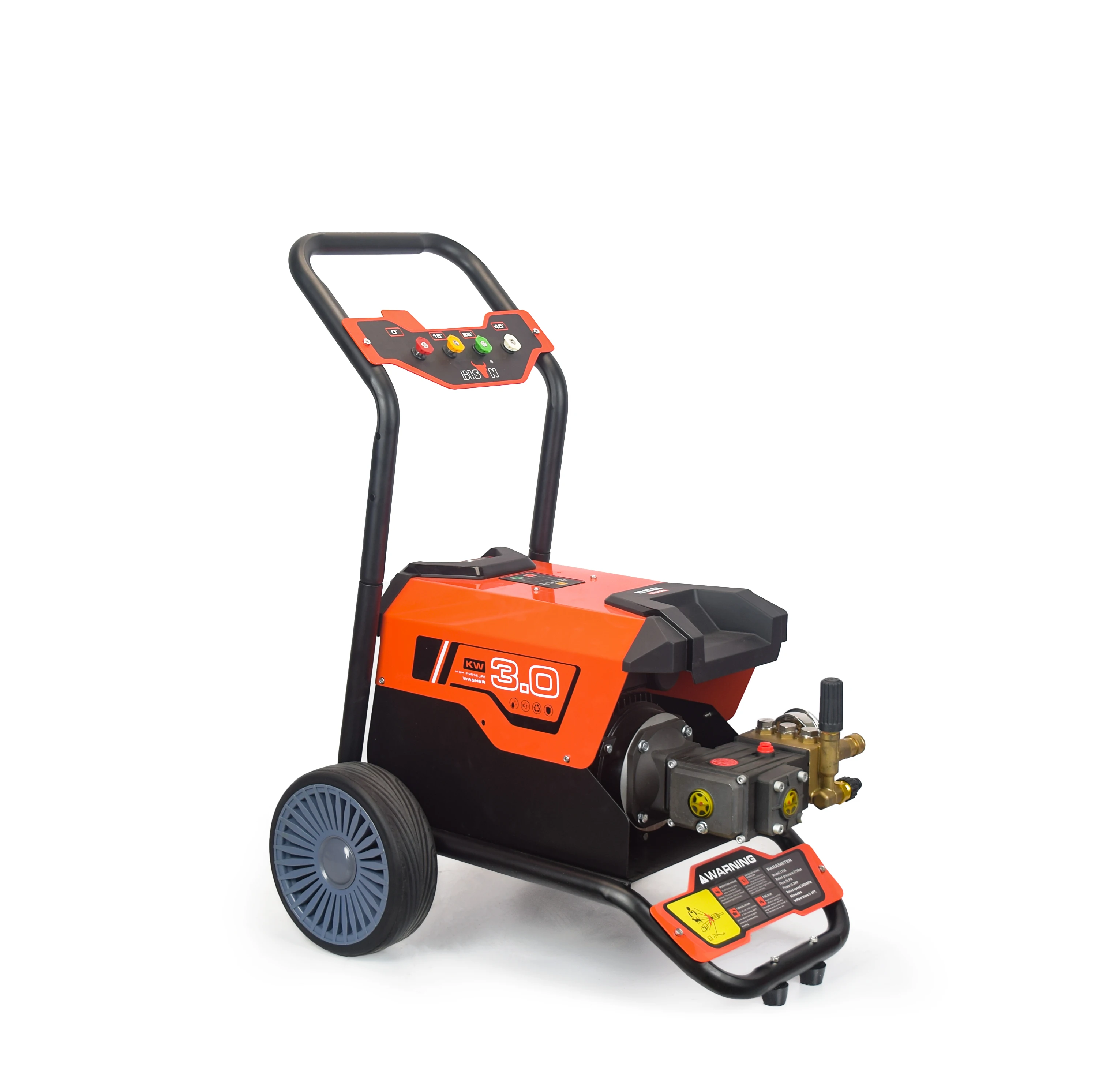 Bison single phase user friendly convenient 150bar 2175psi 3kw 220v electric high pressure washer