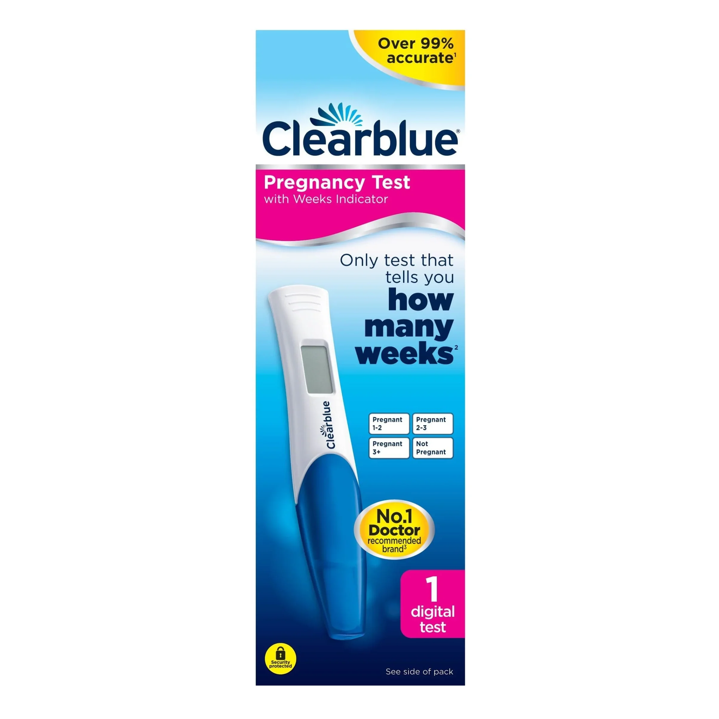 Набор для быстрого обнаружения беременности Clearblue 2 теста