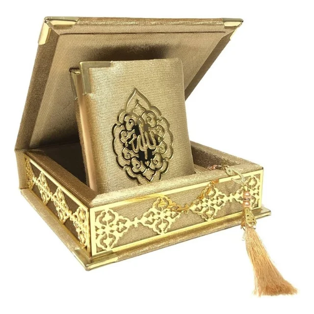2024 High Quality Islamic Muslim Gift Holy Quran Learning Book Wholesale Best Quality Custom Holy Quran With Gift Box & Tasbeeh