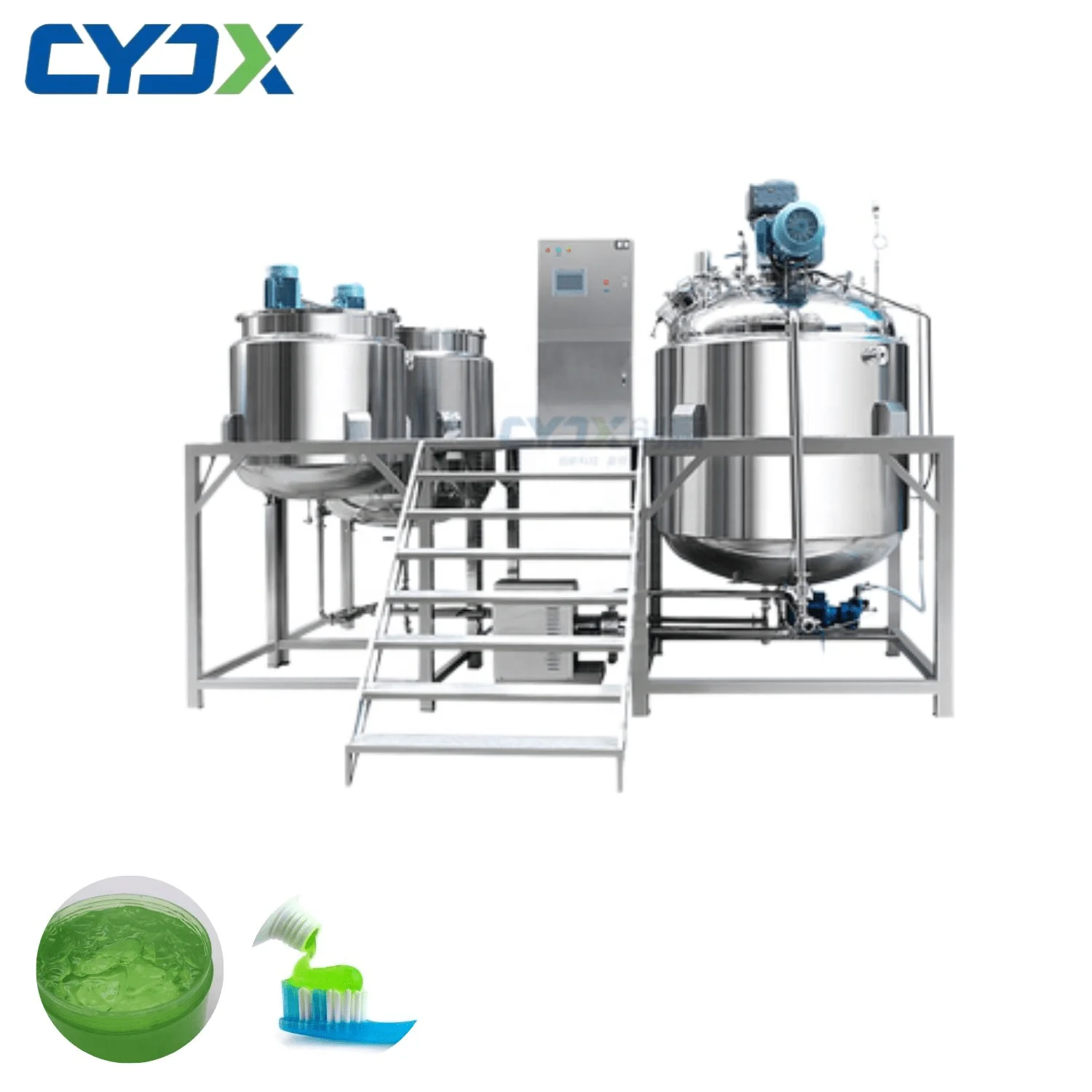 CYJX China supplier cream mixer vacuum homogenizer mixer equipment