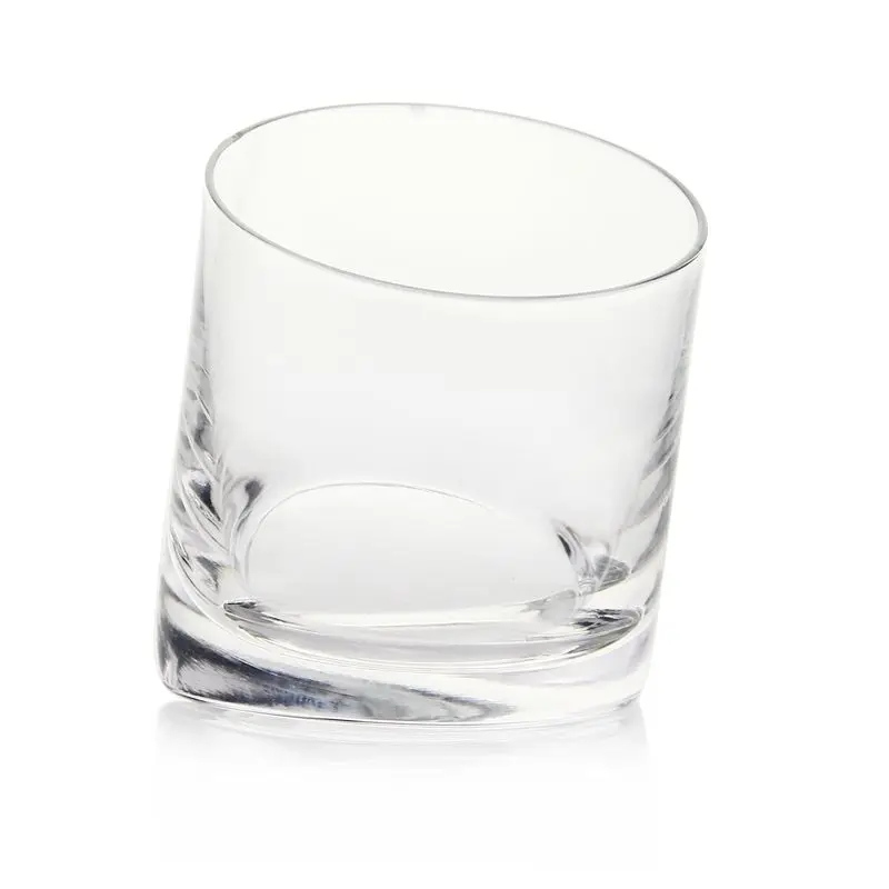 High Quality Hot Sale Rolling Bottom Fancy Tumbler Glass Whisky Glass Cup