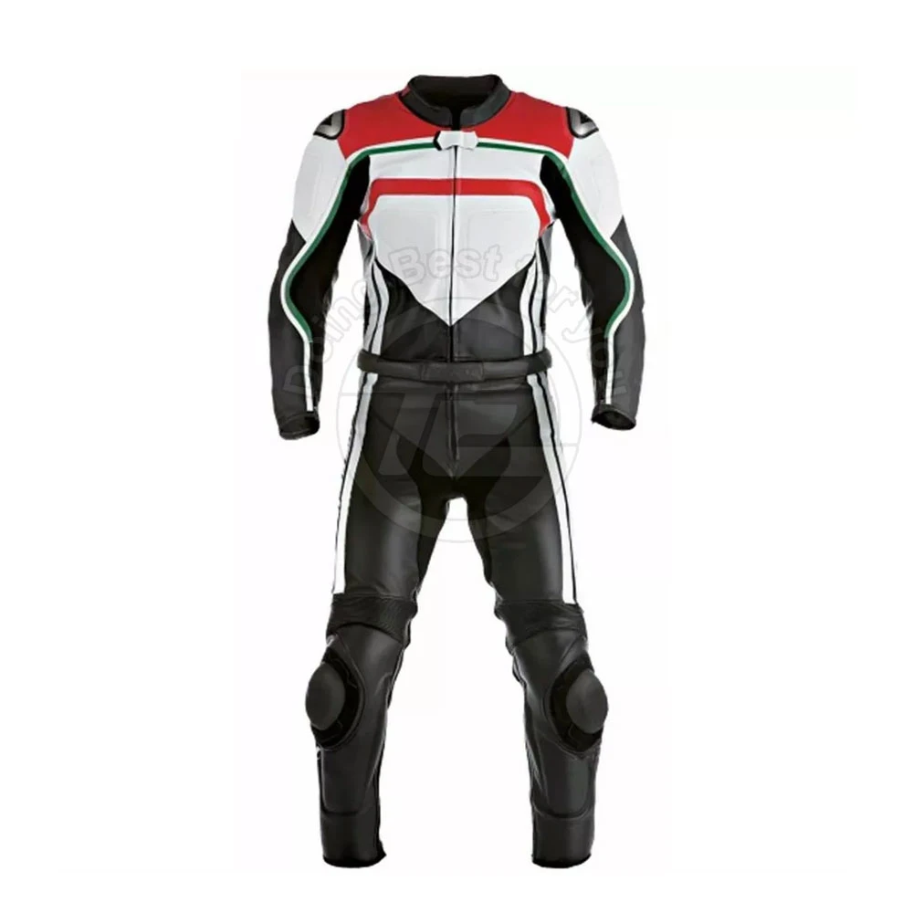 Motorcycle Leather Gear Racing Suit Motorbike Riding Race Suit 1 Piece & 2 Piece Cowhide Motorcycle Leather Suit LMBS-0008