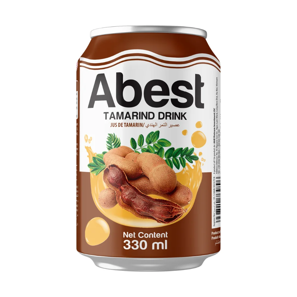 Тамаринд напиток сок банки свежих фруктов Abest с аутентичным вкусом в 330 мл