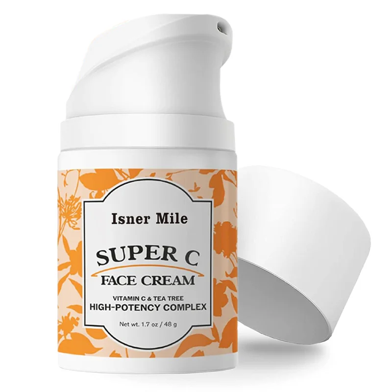 Natural Face Cream Wrinkle Cream for Face Vitamin C Face Cream for Women and Men Tea Tree Complex