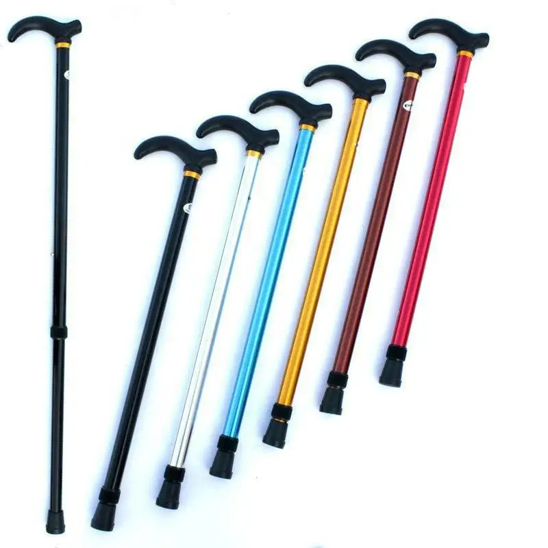 Aluminum 6 Speed Telescopic Cane Aluminum alloy two 6 speed telescopic cane telescopic cane walking stick