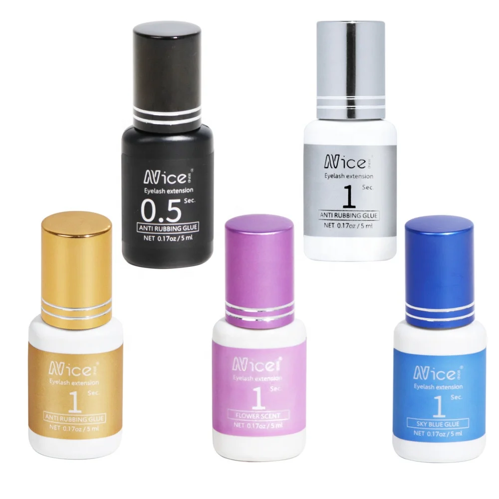 Wholesale 0.5-1 Sec Drying Time Professional Use Only Black Adhesive Extra Strong Eyelash Extension Glue