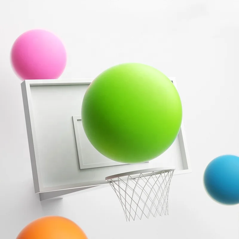 silent mute foam balls 18cm 21cm 24cm custom logo no noise balls indoors toy ball indoor silent basketball