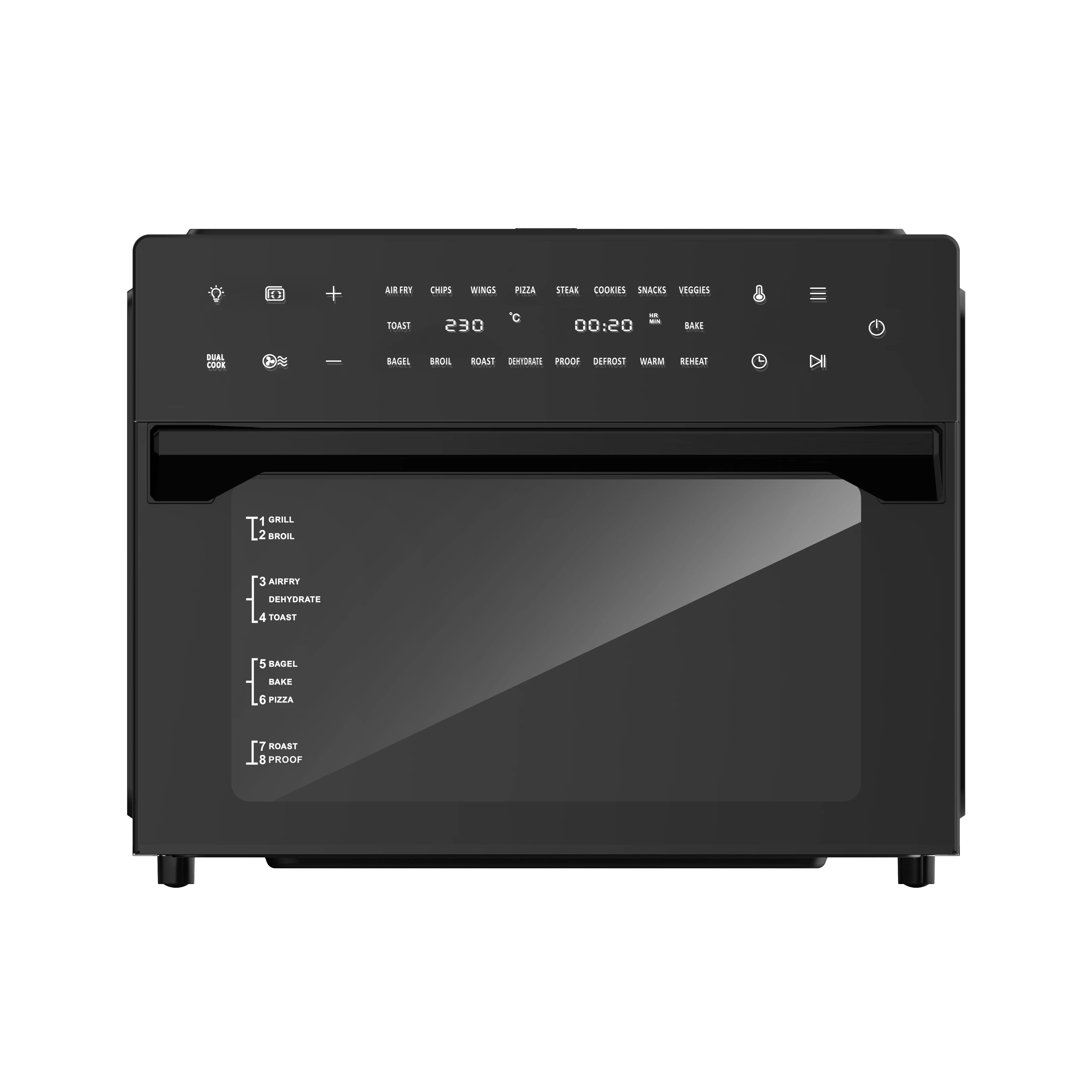 Wholesale Air Fryer Oven with Steam Function Electrical Appliances Without Oil Healthy Smart Kitchen Appliances