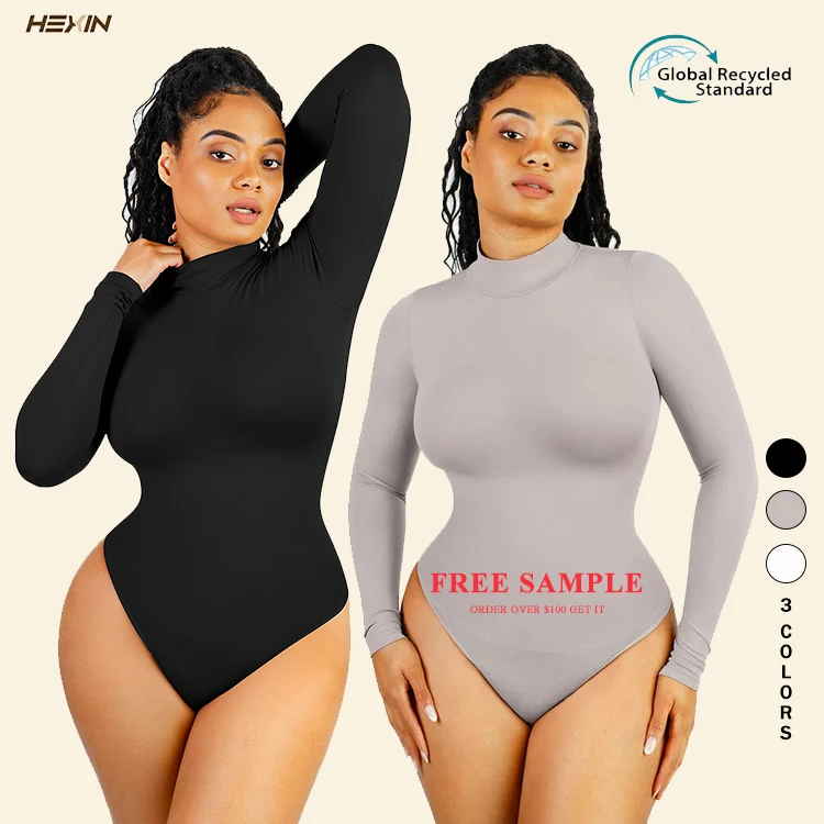 HEXIN New Design Compression Adjustable Hooks Women High Waist Tummy Control Waist Trainer Butt Lifter Shapewear For Women