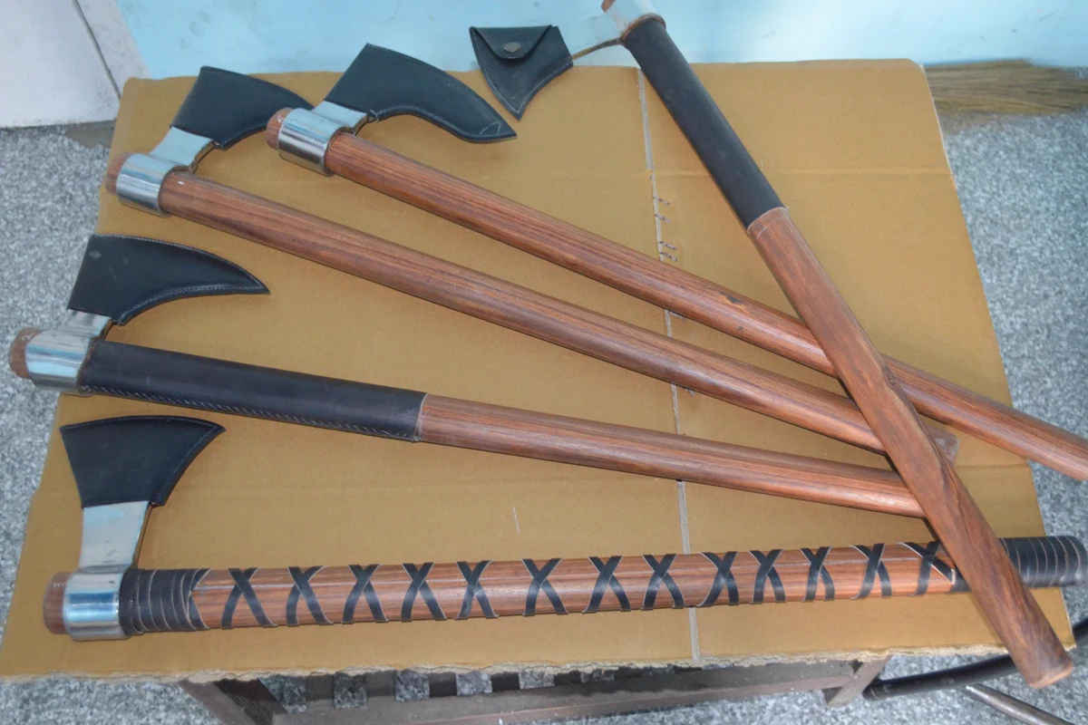 Best Offers Historic Medieval Axes with Top Grade Metal Head and Solid Wood Handle Axes For Sale By Indian Exporters